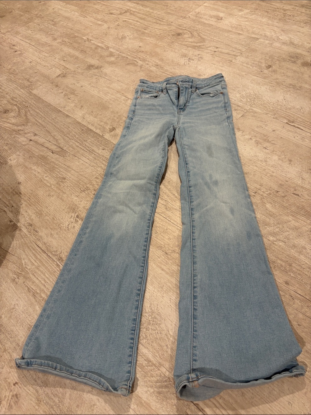 American Eagle Outfitters Light Wash Flare Jeans